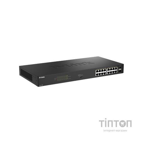 Комутатор мережевий D-Link DGS-1018P
