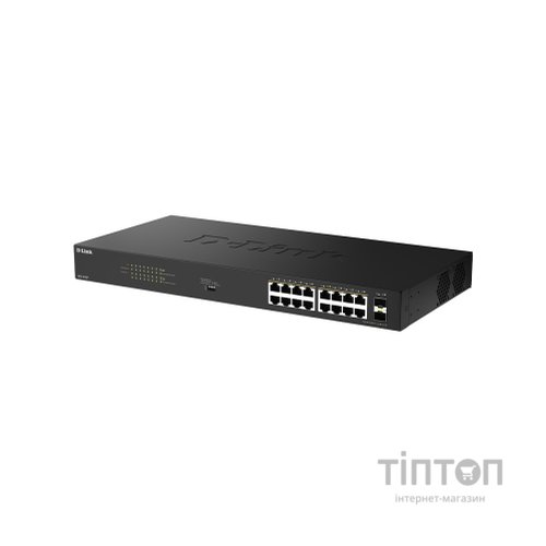 Комутатор мережевий D-Link DGS-1018P