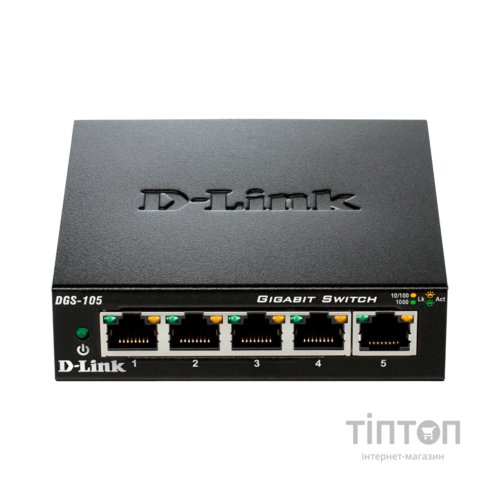 Комутатор мережевий D-Link DGS-105