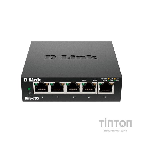 Комутатор мережевий D-Link DGS-105/E