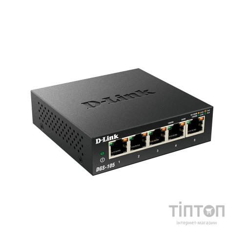 Комутатор мережевий D-Link DGS-105/E