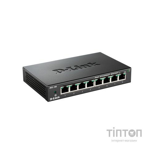 Комутатор мережевий D-Link DGS-108
