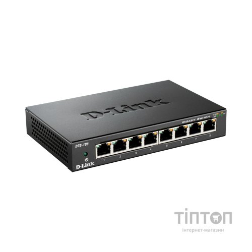 Комутатор мережевий D-Link DGS-108/E