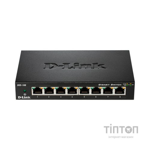 Комутатор мережевий D-Link DGS-108/E