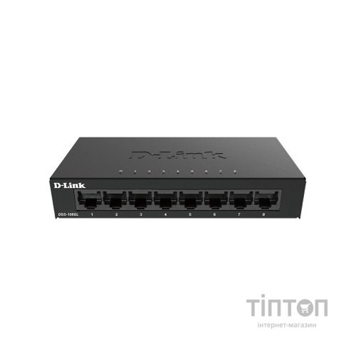 Комутатор мережевий D-Link DGS-108GL