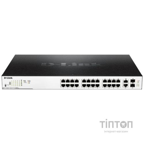 Комутатор мережевий D-Link DGS-1100-26MPP