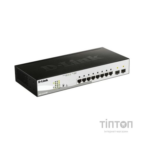 Комутатор мережевий D-Link DGS-1210-08P