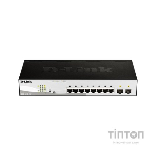 Комутатор мережевий D-Link DGS-1210-08P/E