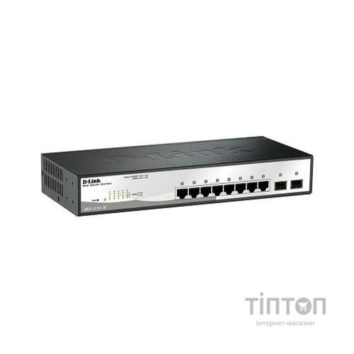 Комутатор мережевий D-Link DGS-1210-10