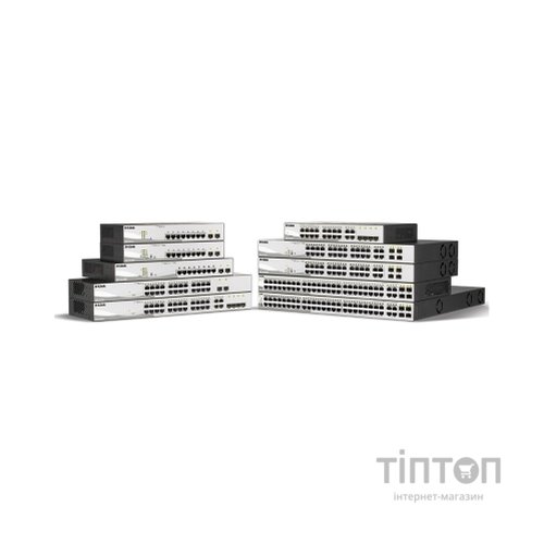 Комутатор мережевий D-Link DGS-1210-24P