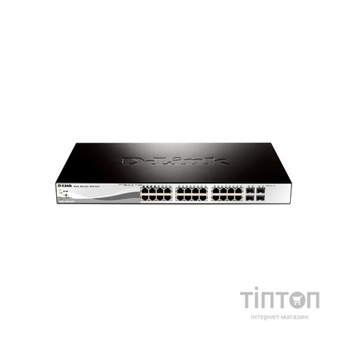 Комутатор мережевий D-Link DGS-1210-28P