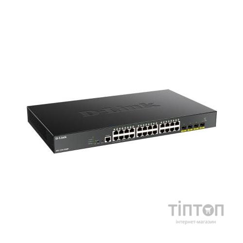 Комутатор мережевий D-Link DGS-1250-28XMP
