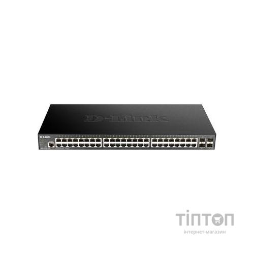 Комутатор мережевий D-Link DGS-1250-52X