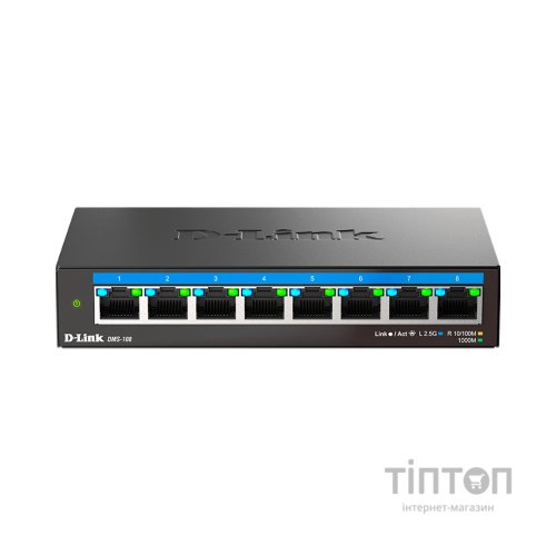 Комутатор мережевий D-Link DMS-108