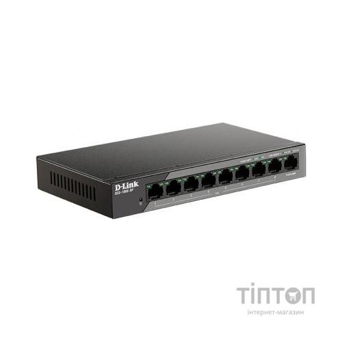 Комутатор мережевий D-Link DSS-100E-9P
