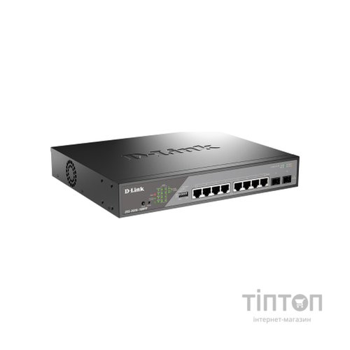 Комутатор мережевий D-Link DSS-200G-10MPP