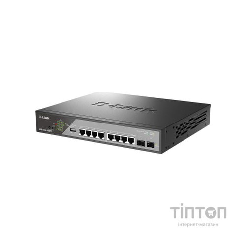 Комутатор мережевий D-Link DSS-200G-10MPP