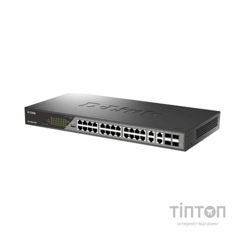 Комутатор мережевий D-Link DSS-200G-28MPP