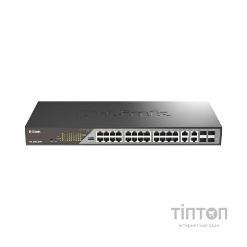 Комутатор мережевий D-Link DSS-200G-28MPP