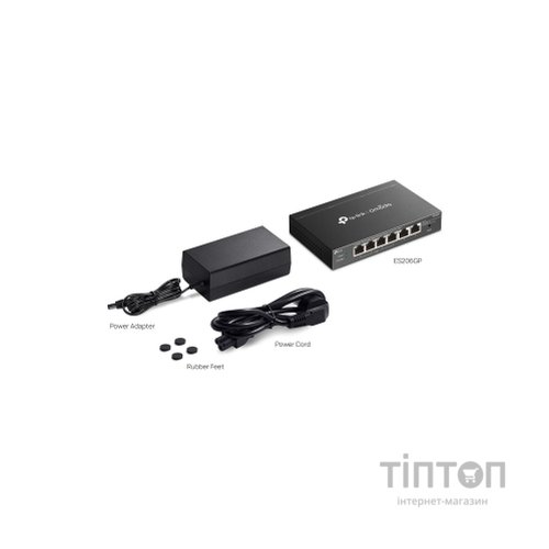 Комутатор мережевий D-Link ES206GP
