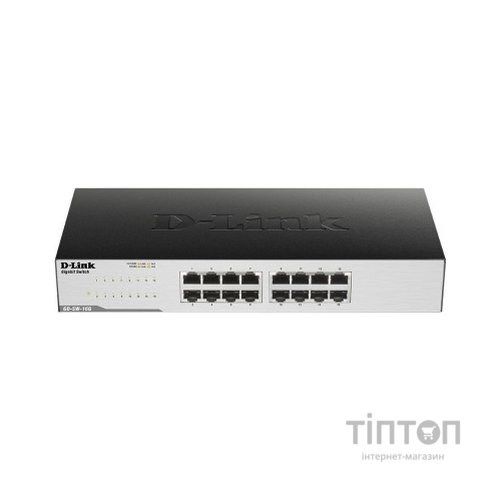 Комутатор мережевий D-Link GO-SW-16G