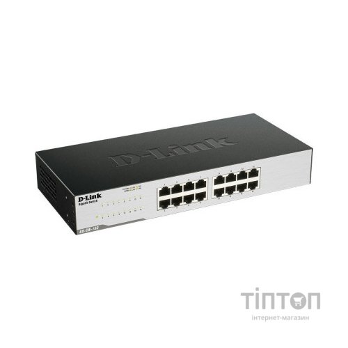 Комутатор мережевий D-Link GO-SW-16G