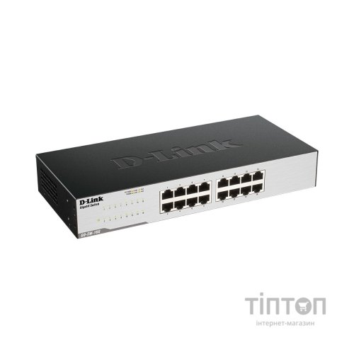 Комутатор мережевий D-Link GO-SW-16G/E