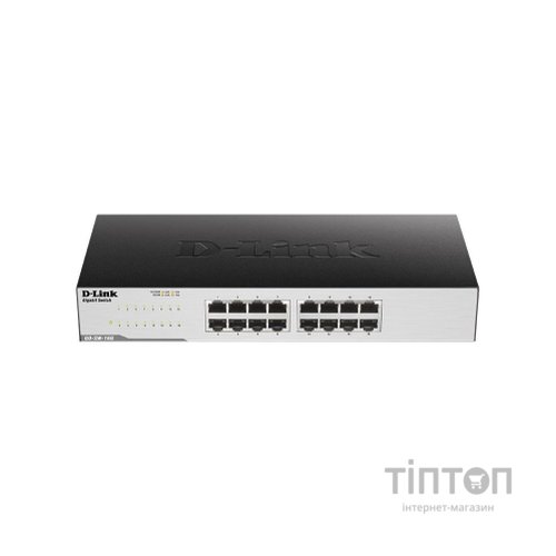 Комутатор мережевий D-Link GO-SW-16G/E