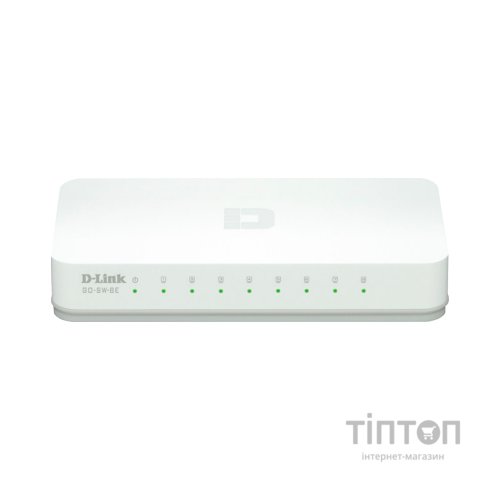 Комутатор мережевий D-Link GO-SW-8E