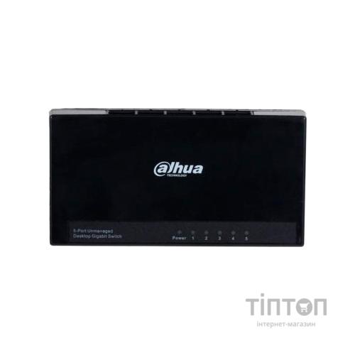 Комутатор мережевий Dahua DH-PFS3005-5GT-L