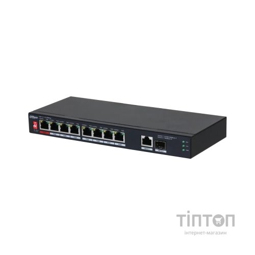 Комутатор мережевий Dahua DH-PFS3110-8ET1GT1GF-96