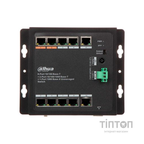 Комутатор мережевий Dahua DH-PFS3111-8ET-96-F