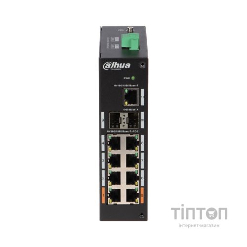 Комутатор мережевий Dahua DH-PFS3211-8GT-120