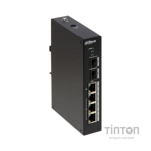 Комутатор мережевий Dahua DH-PFS4206-4P-120