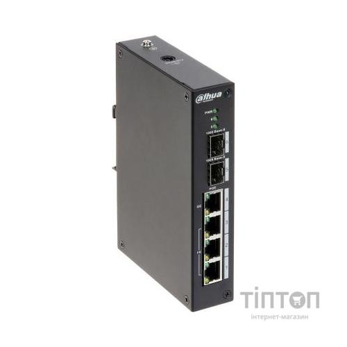 Комутатор мережевий Dahua DH-PFS4206-4P-96