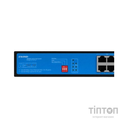 Комутатор мережевий Ewind EW-S1906CF-AP POE