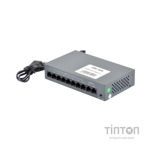 Комутатор мережевий FoxGate S5808P-E2-AI (96W)