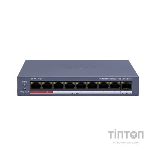 Комутатор мережевий Hikvision DS-3E0109P-E/M(C)