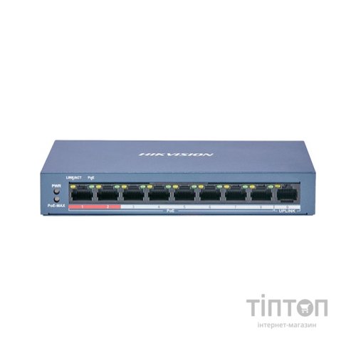 Комутатор мережевий Hikvision DS-3E0109P-E(C)