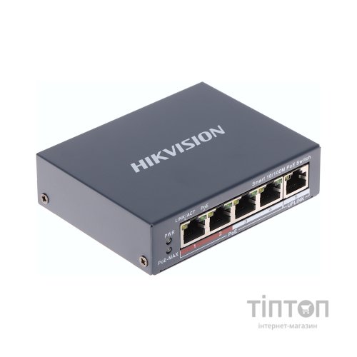 Комутатор мережевий Hikvision DS-3E1105P-EI/V2