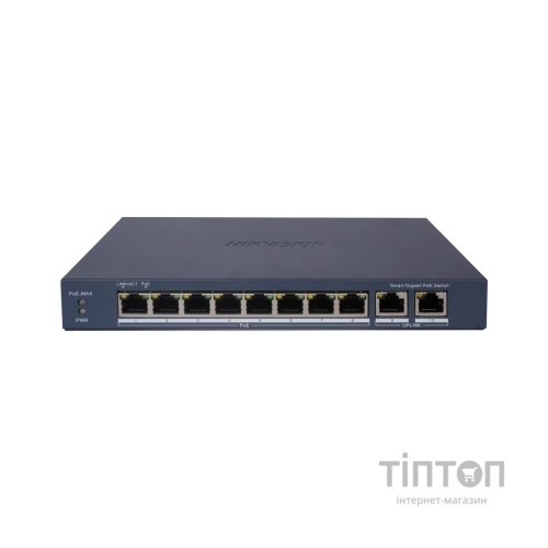 Комутатор мережевий Hikvision DS-3E1510P-EIV2