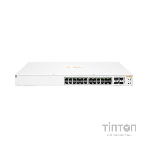 Комутатор мережевий HP 24GPoE(370W)-4SFP/SFP+ (JL684B) (JL684B)