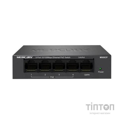 Комутатор мережевий Mercury MS05CP