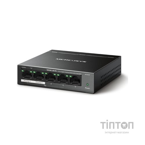 Комутатор мережевий Mercusys MS105GP