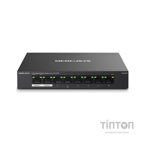 Комутатор мережевий Mercusys MS108GP