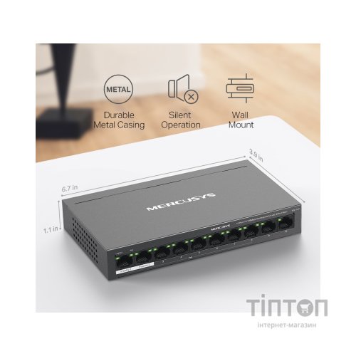 Комутатор мережевий Mercusys MS110P