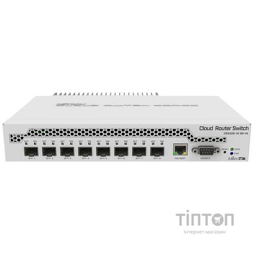 Комутатор мережевий Mikrotik CRS309-1G-8S+IN