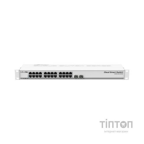Комутатор мережевий Mikrotik CSS326-24G-2S+RM