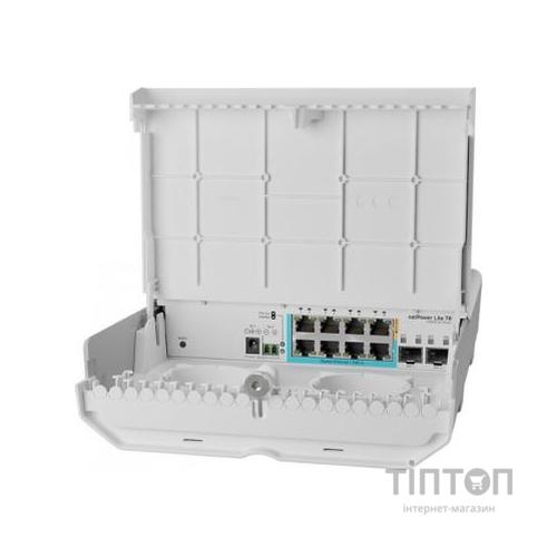 Комутатор мережевий Mikrotik CSS610-1Gi-7R-2S+OUT