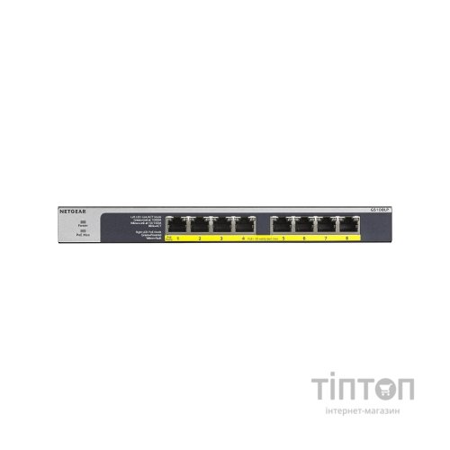 Комутатор мережевий Netgear GS108LP-100EUS